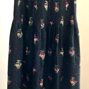 Cullinane 100% silk floral skirt